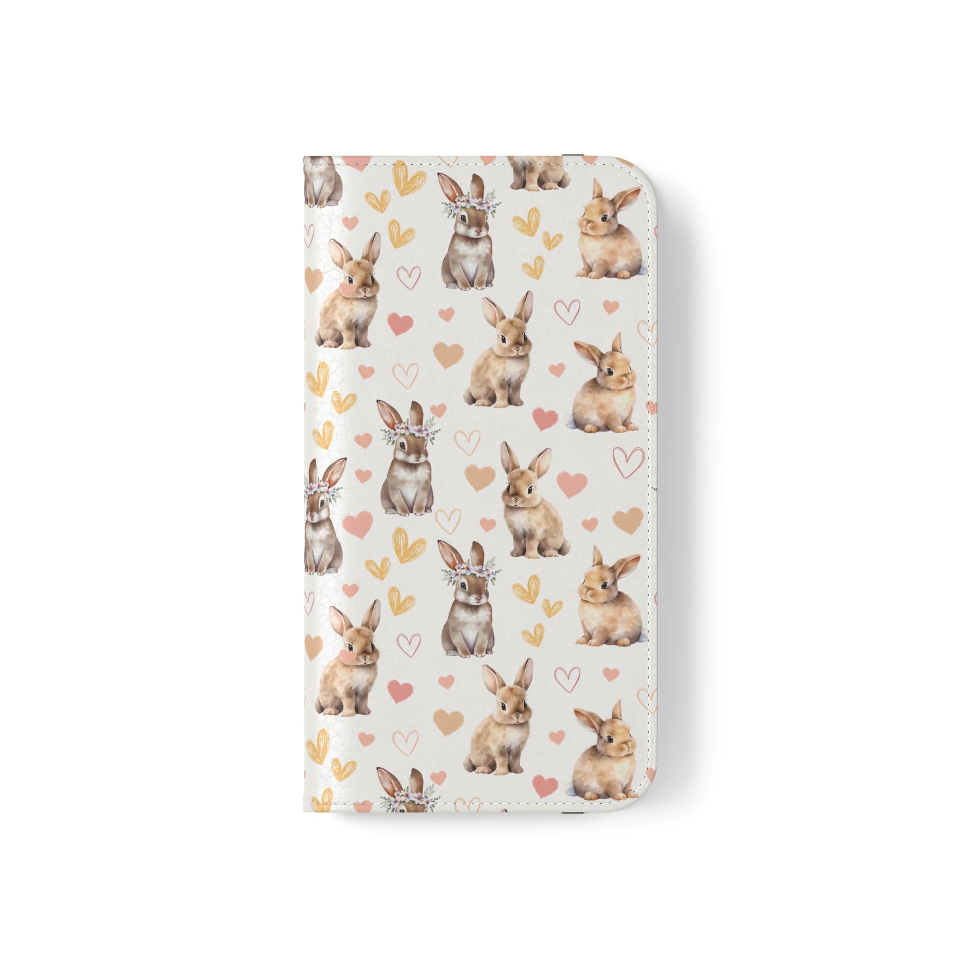 Bunny Love Flip Phone Case Cover with Pockets - Phone Case - Kristine Celestine