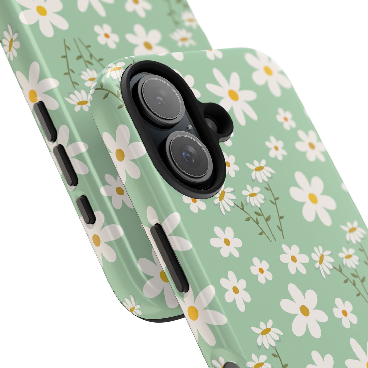 Mint Daisy Delight Tough Phone Case for iPhone and Samsung Galaxy