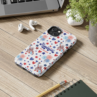 America the Beautiful Tough Phone Case for iPhone and Samsung Galaxy