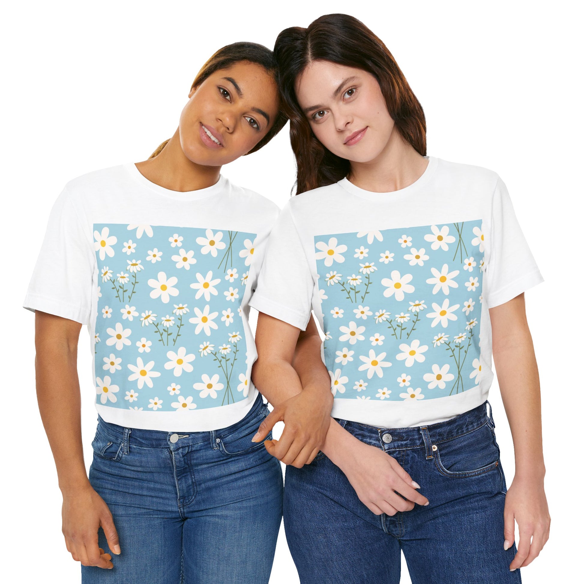 Sky Blue Daisy T - Shirt - T - Shirt - Kristine Celestine