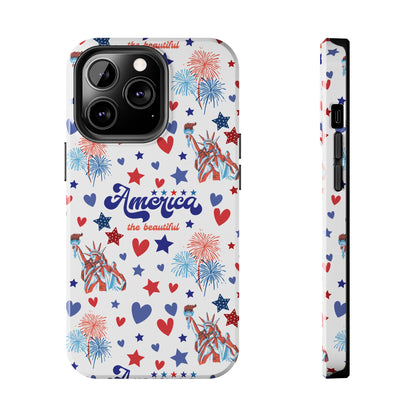 America the Beautiful Tough Phone Case for iPhone and Samsung Galaxy