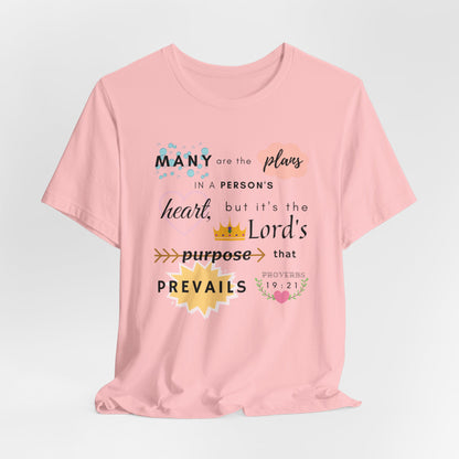 Proverbs 19:21 Bible Verse T-Shirt