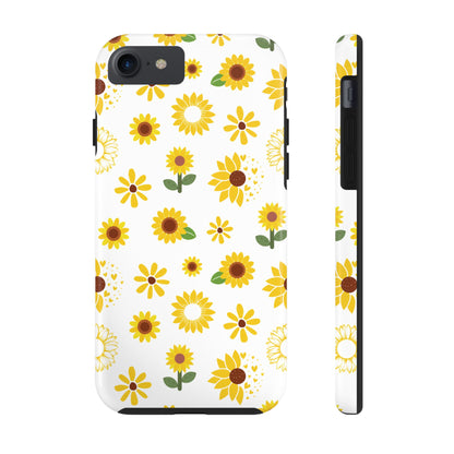 Sunflower Burst Tough Phone Case for iPhone and Samsung Galaxy