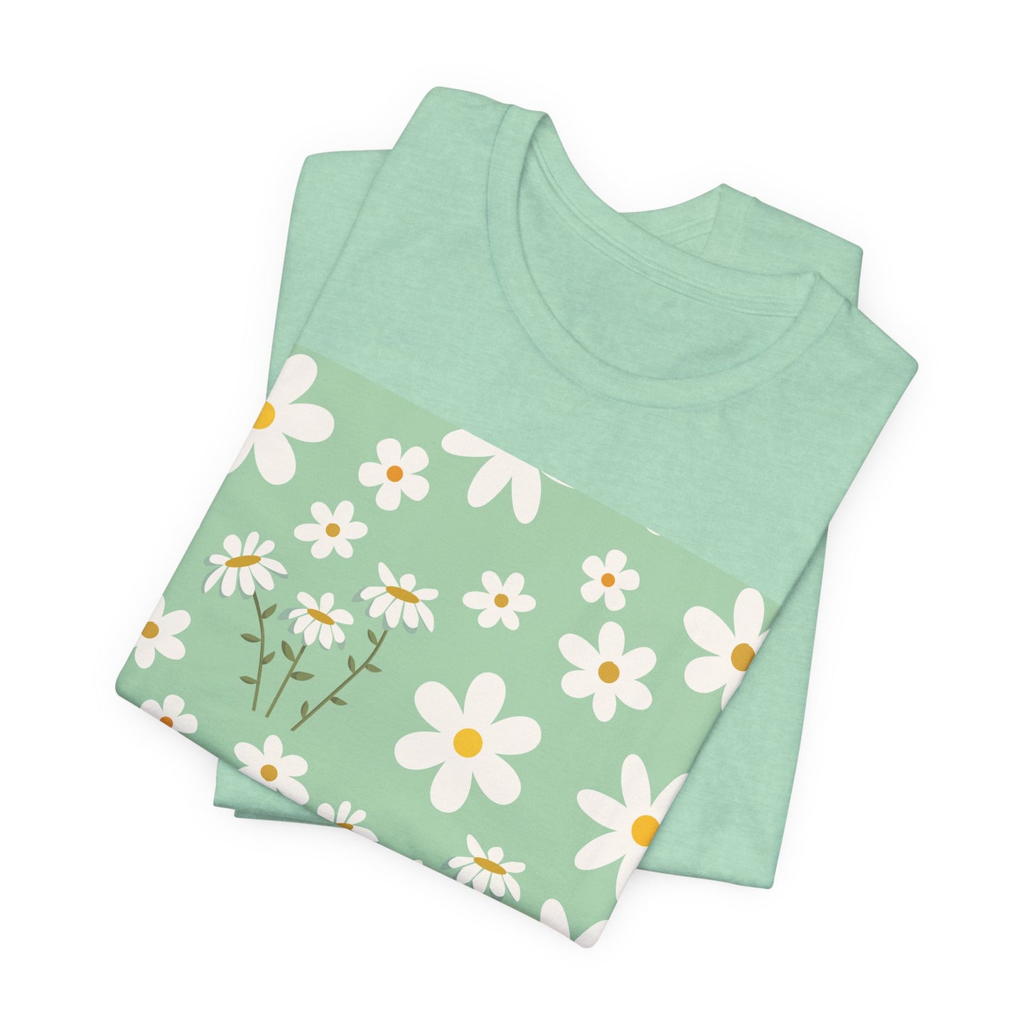 Mint Daisy Delight T - Shirt - T - Shirt - Kristine Celestine