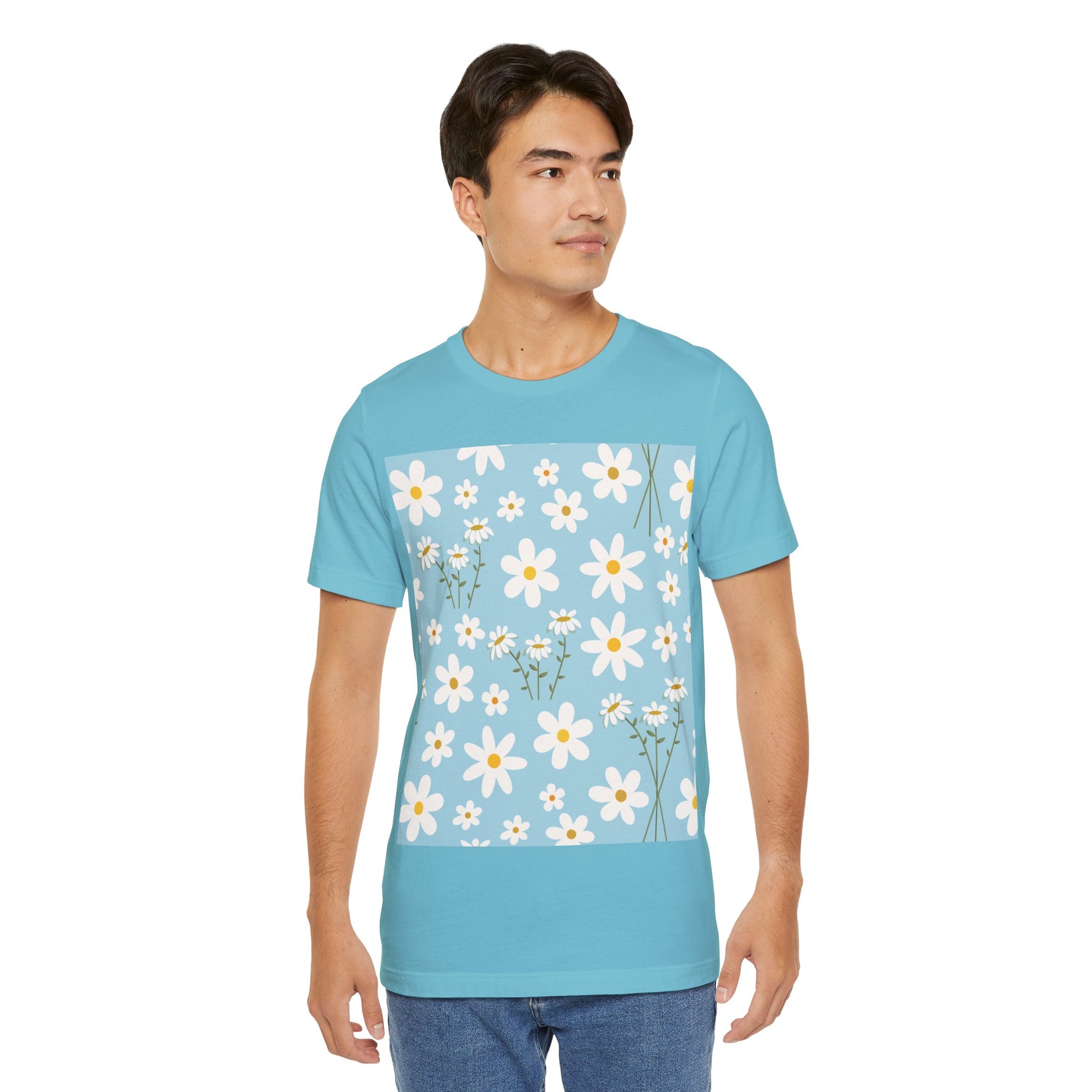 Sky Blue Daisy T - Shirt - T - Shirt - Kristine Celestine