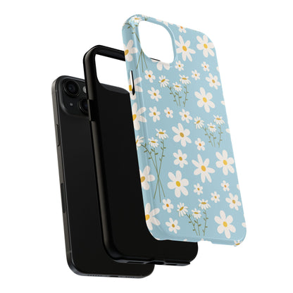 Sky Blue Daisy Tough Phone Case for iPhone and Samsung Galaxy