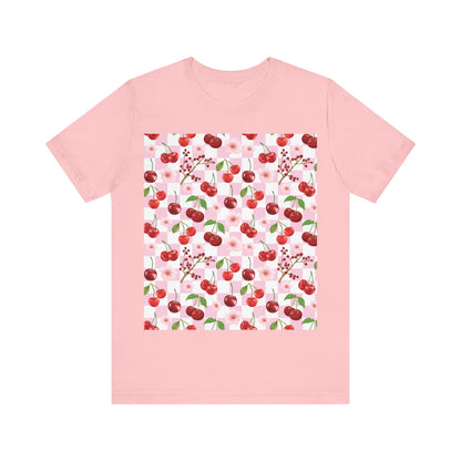 Cherry Checkerboard T - Shirt - T - Shirt - Kristine Celestine