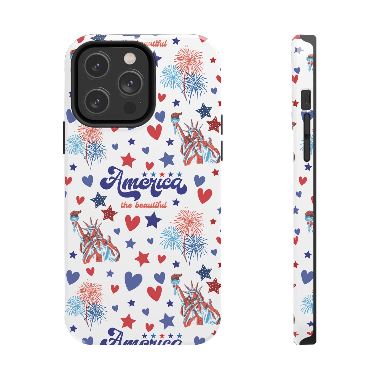 America the Beautiful Tough Phone Case for iPhone and Samsung Galaxy