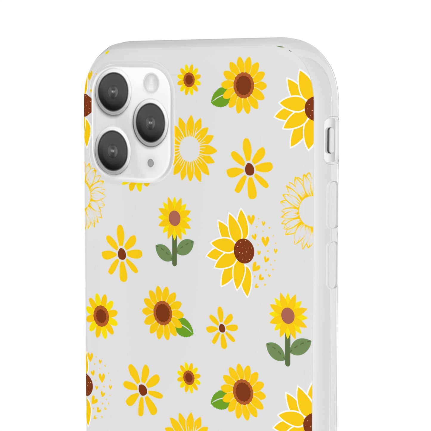 Sunflower Burst Flexible Phone Case iPhone Case Samsung Galaxy