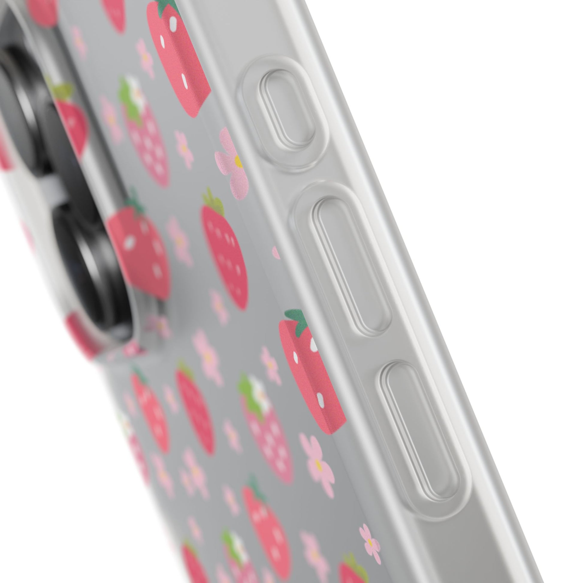 Strawberries and Daisies Flexible Phone Case iPhone Case Samsung Galaxy - Phone Case - Kristine Celestine