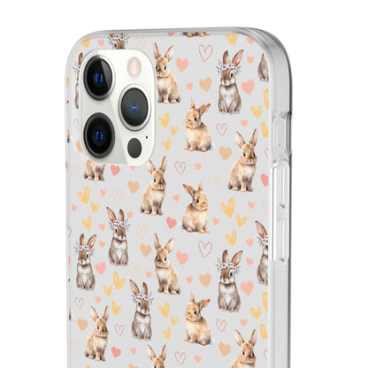 Bunny Love Flexible Phone Case iPhone Case Samsung Galaxy - Phone Case - Kristine Celestine