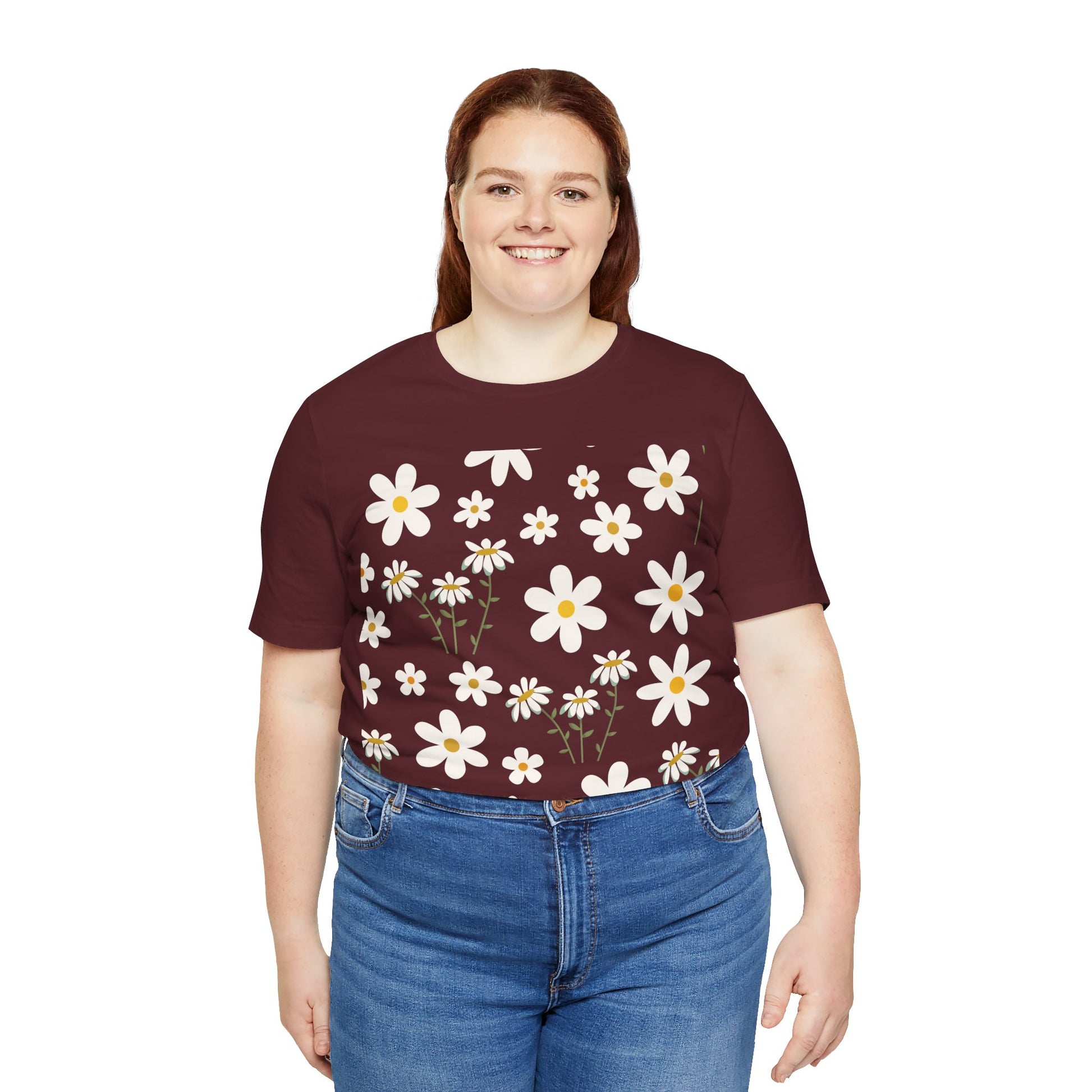 Daisy Meadow Flower Shirt - T - Shirt - Printify - Kristine Celestine