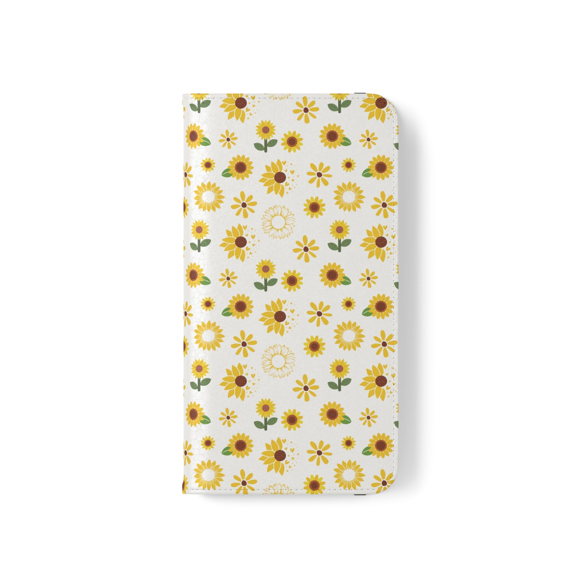 Sunflower Burst Flip Phone Case Cover with Pockets - Phone Case - Kristine Celestine