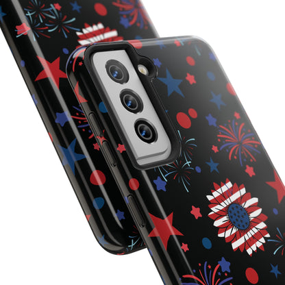 Starry Night America Tough Phone Case for iPhone and Samsung Galaxy