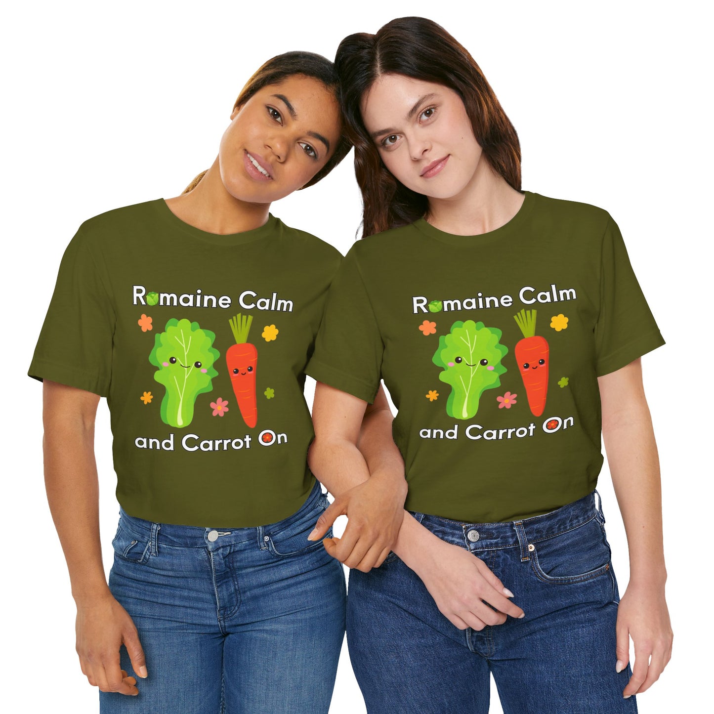 Romaine Calm and Carrot On T-Shirt