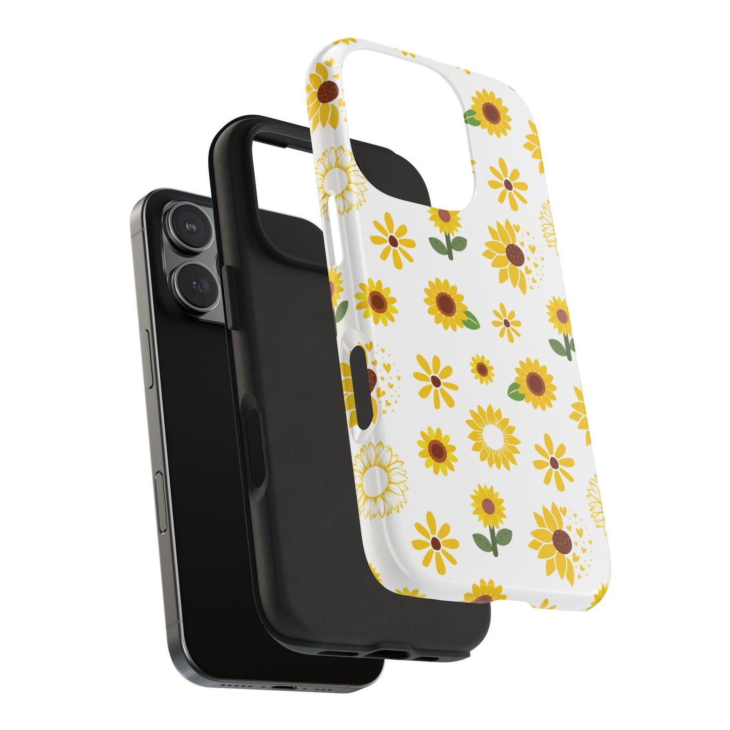 Sunflower Burst Tough Phone Case for iPhone and Samsung Galaxy