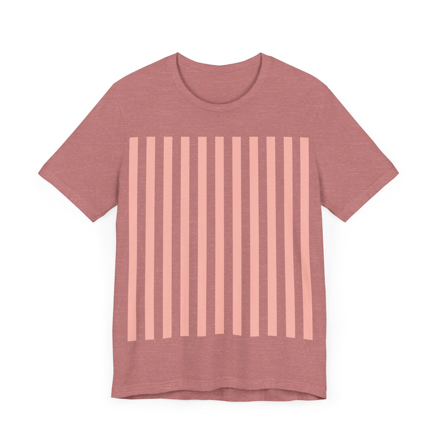 Coral Pink Stripes Shirt