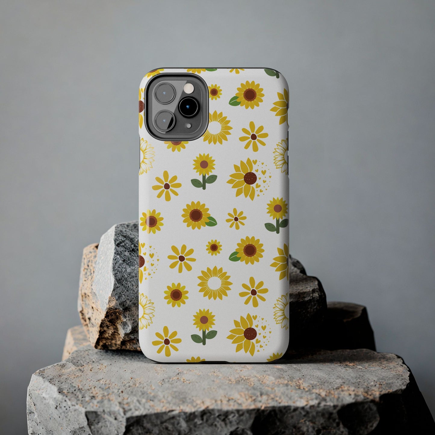 Sunflower Burst Tough Phone Case for iPhone and Samsung Galaxy