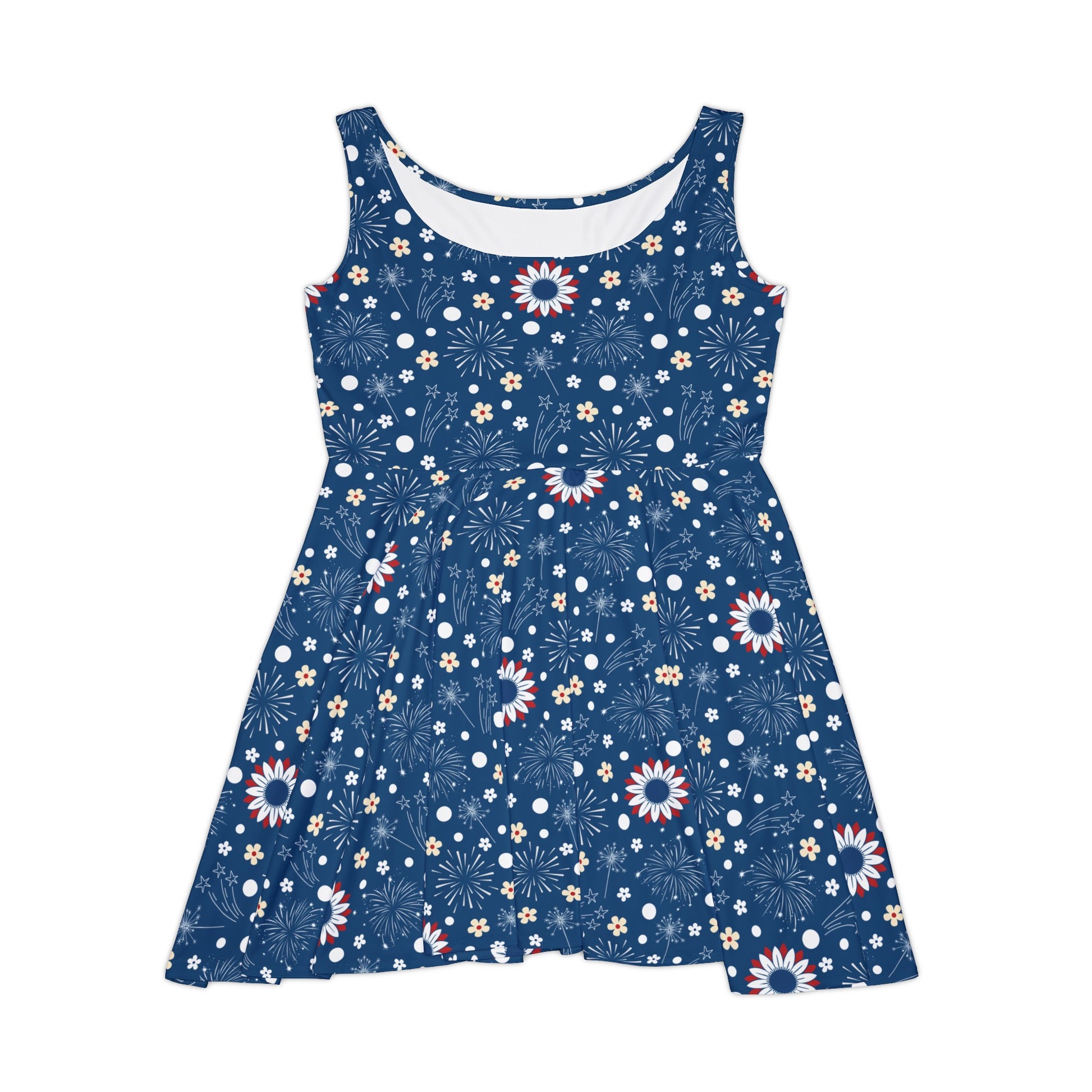 USA Daisy Fireworks Women's Skater Dress - Dress - Kristine Celestine