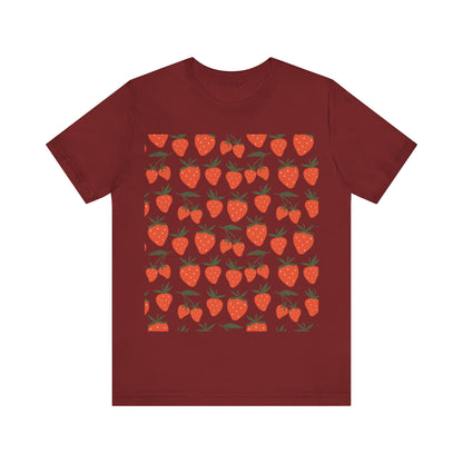 Tropical Strawberry T - Shirt - T - Shirt - Kristine Celestine