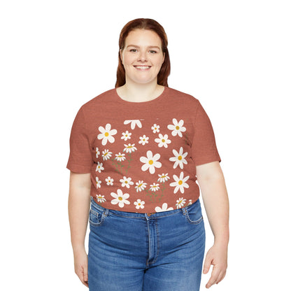 Daisy Meadow Flower Shirt - T - Shirt - Printify - Kristine Celestine