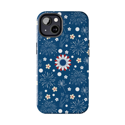 USA Daisy Fireworks Tough Phone Case for iPhone and Samsung Galaxy