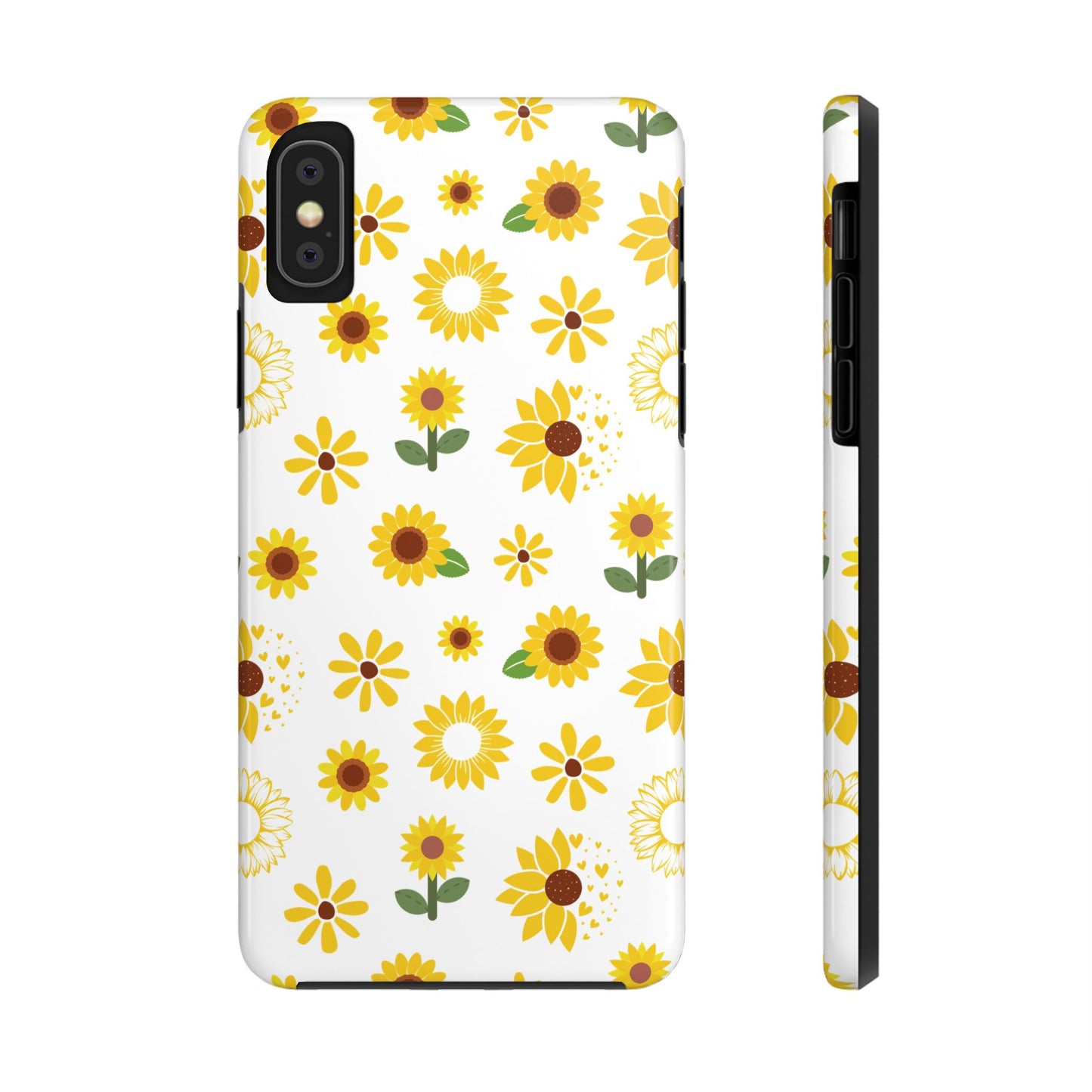 Sunflower Burst Tough Phone Case for iPhone and Samsung Galaxy