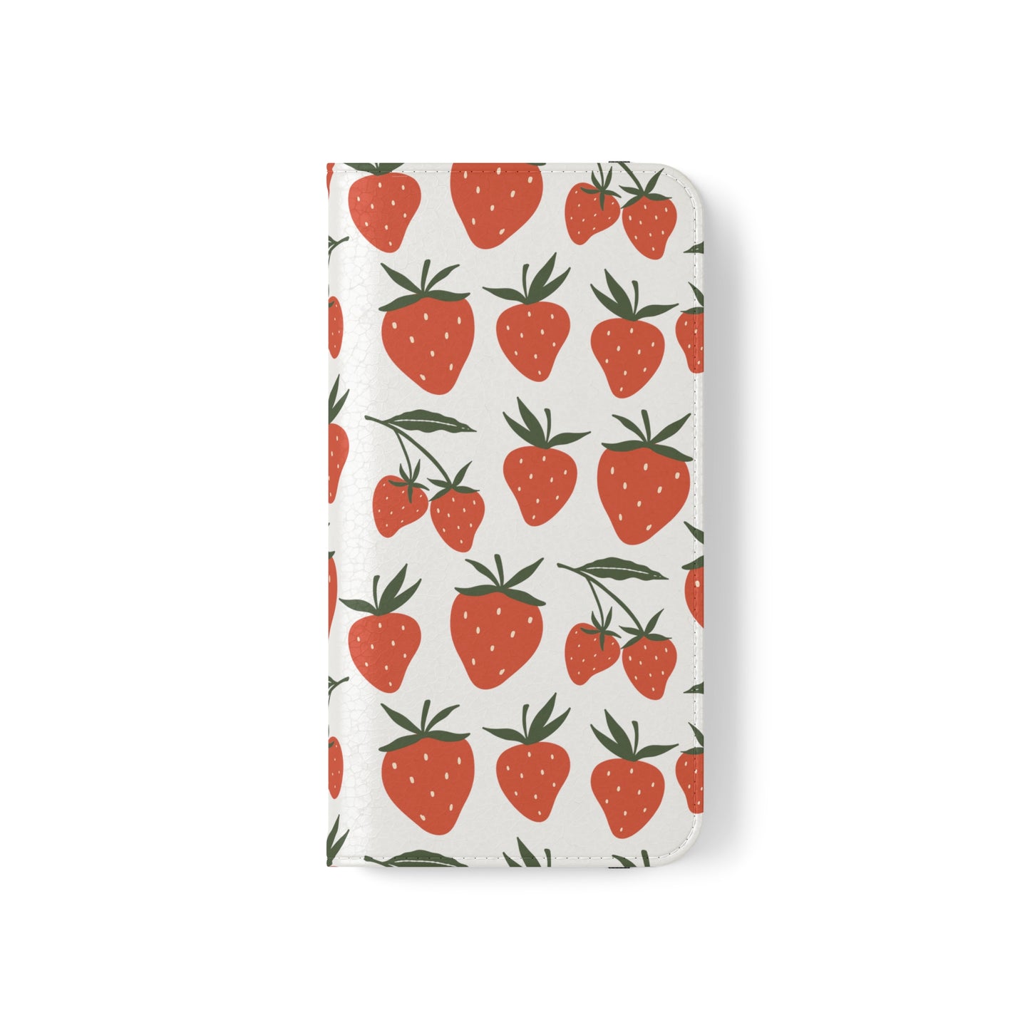 Tropical Strawberry Flip Phone Case Cover with Pockets - Phone Case - Kristine Celestine