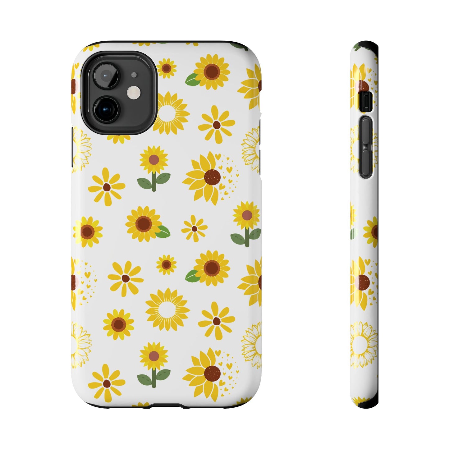 Sunflower Burst Tough Phone Case for iPhone and Samsung Galaxy