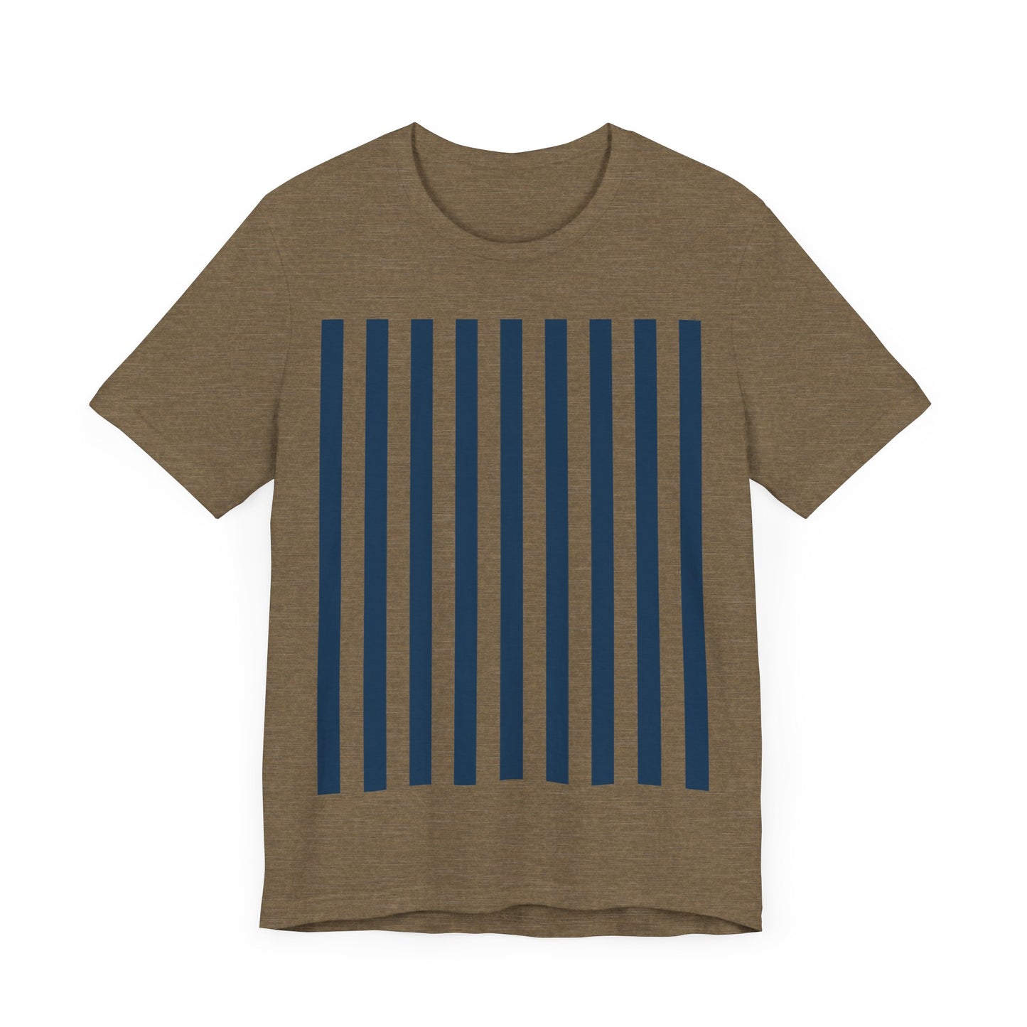 Navy Blue Stripes Shirt Royal Blue T-Shirts