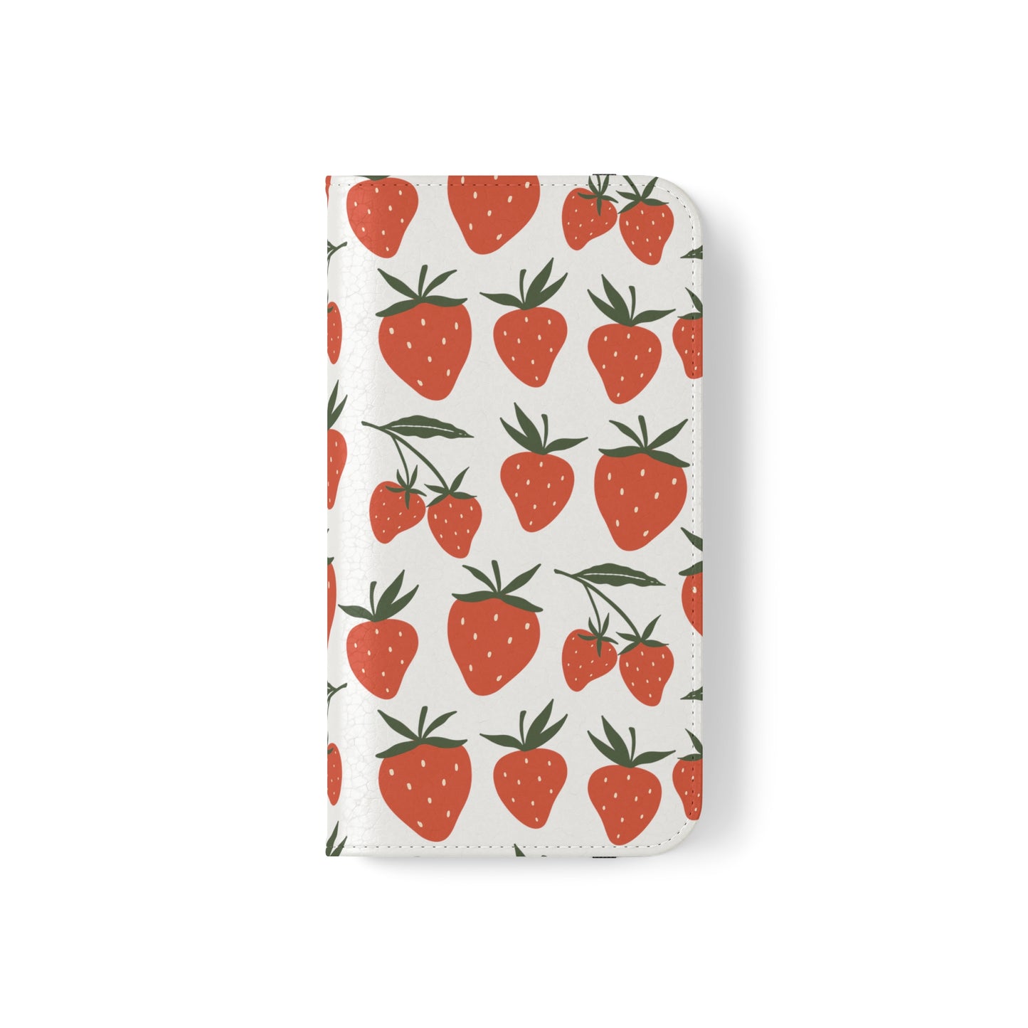 Tropical Strawberry Flip Phone Case Cover with Pockets - Phone Case - Kristine Celestine