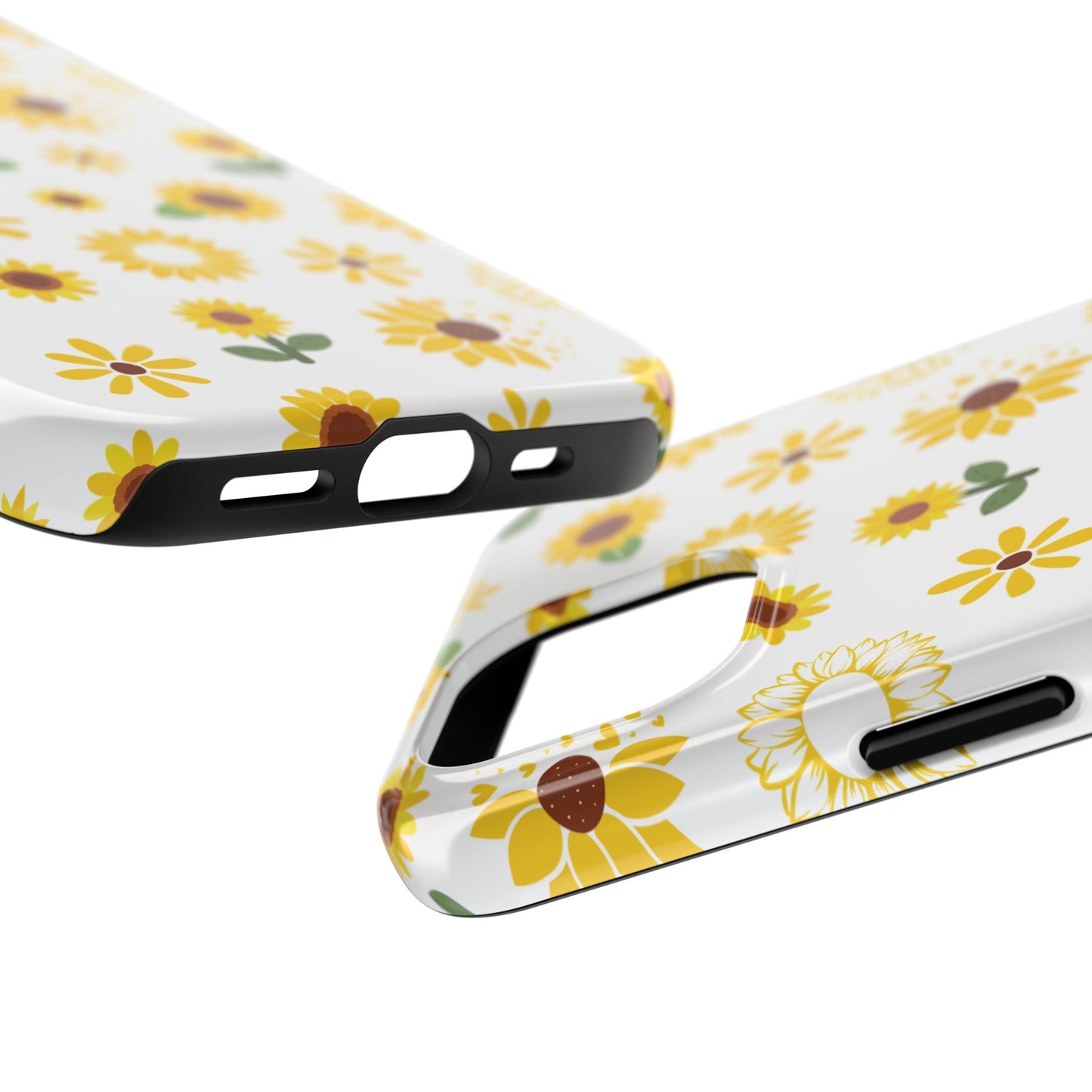 Sunflower Burst Tough Phone Case for iPhone and Samsung Galaxy