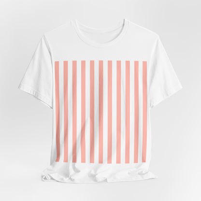 Coral Pink Stripes Shirt