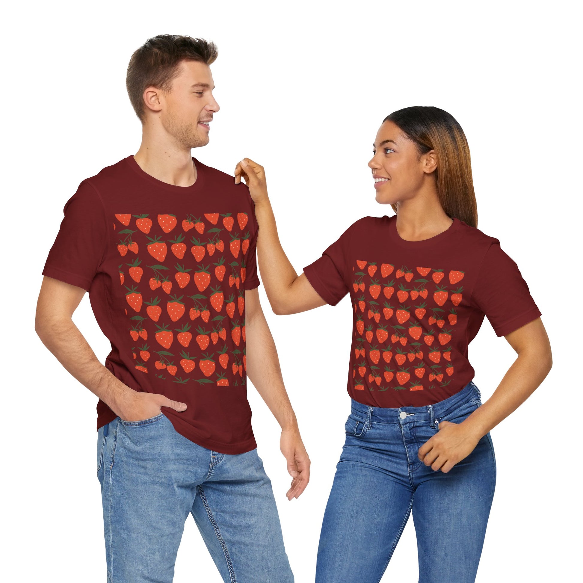 Tropical Strawberry T - Shirt - T - Shirt - Kristine Celestine