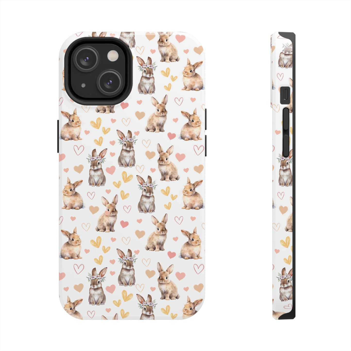 Bunny Love Tough Phone Case for iPhone and Samsung Galaxy