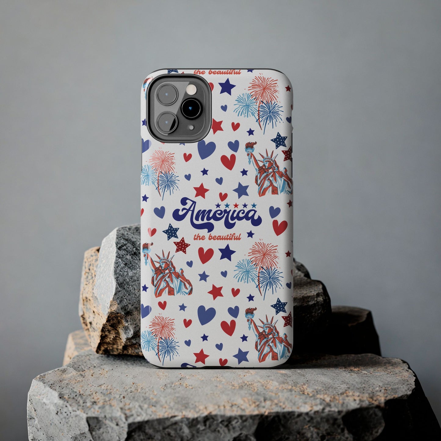 America the Beautiful Tough Phone Case for iPhone and Samsung Galaxy