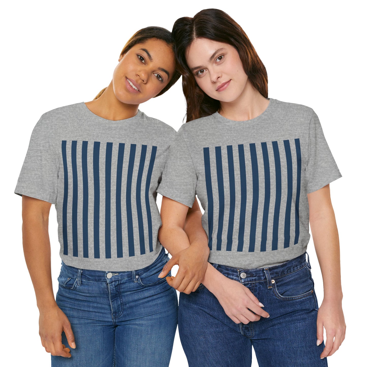 Navy Blue Stripes Shirt Royal Blue T-Shirts