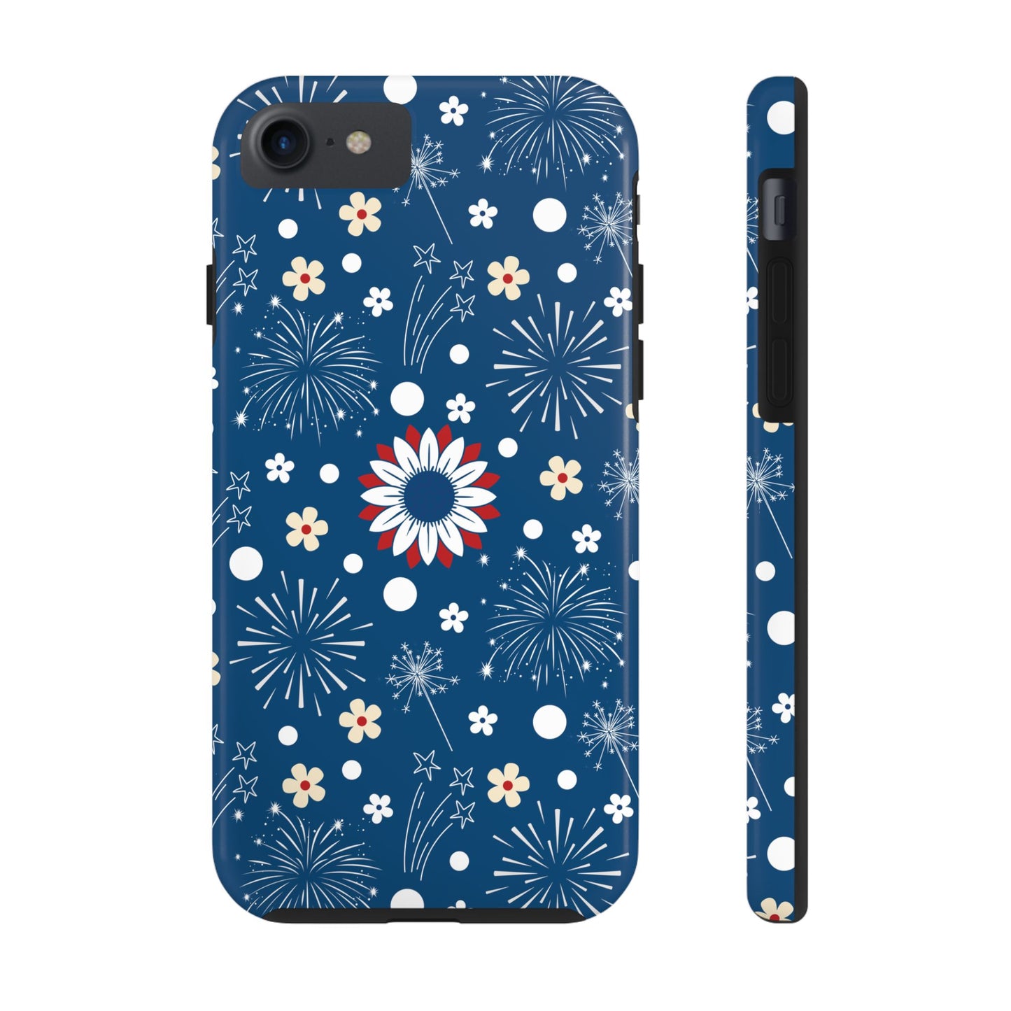 USA Daisy Fireworks Tough Phone Case for iPhone and Samsung Galaxy