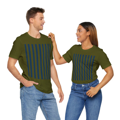 Navy Blue Stripes Shirt Royal Blue T-Shirts