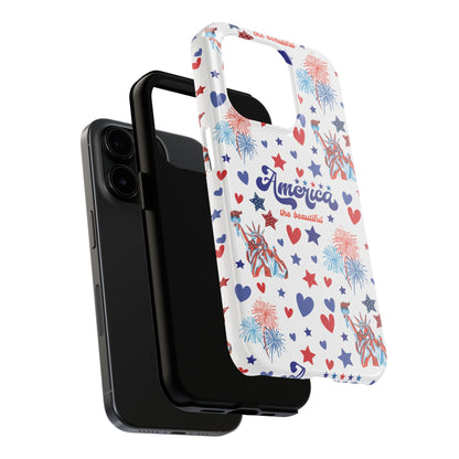 America the Beautiful Tough Phone Case for iPhone and Samsung Galaxy