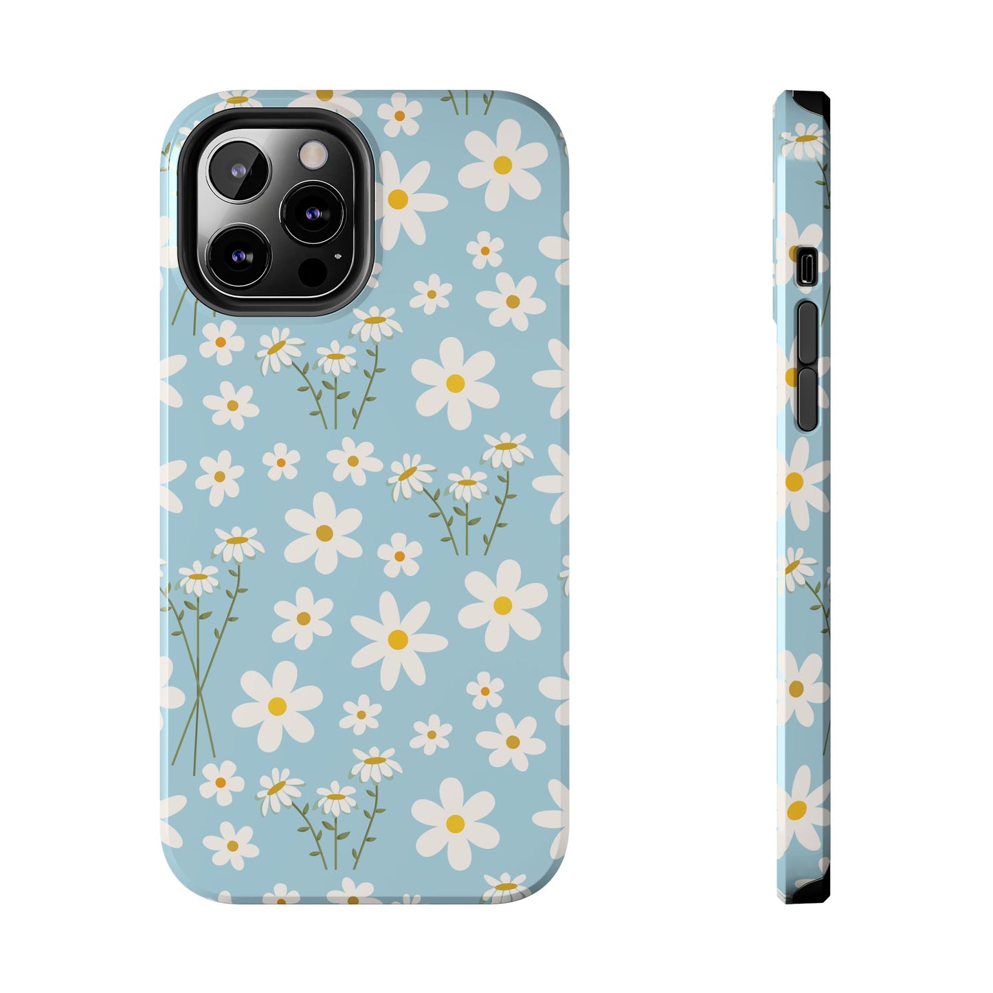 Sky Blue Daisy Tough Phone Case for iPhone and Samsung Galaxy