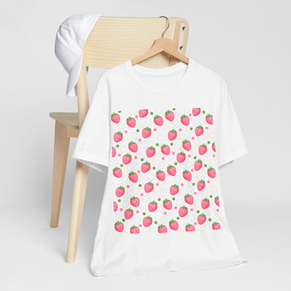 Pink Strawberry Bubbles T - Shirt - T - Shirt - Kristine Celestine