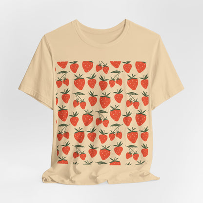 Tropical Strawberry T - Shirt - T - Shirt - Kristine Celestine