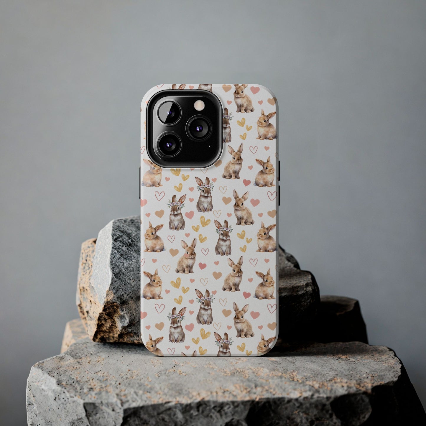 Bunny Love Tough Phone Case for iPhone and Samsung Galaxy