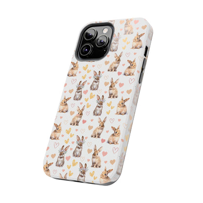 Bunny Love Tough Phone Case for iPhone and Samsung Galaxy