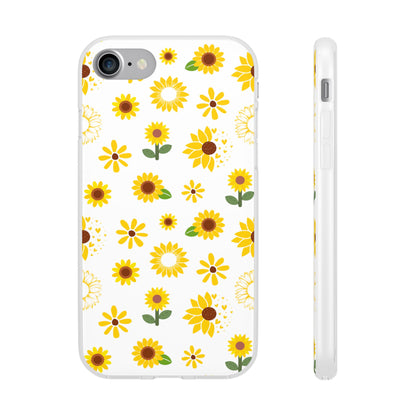 Sunflower Burst Flexible Phone Case iPhone Case Samsung Galaxy