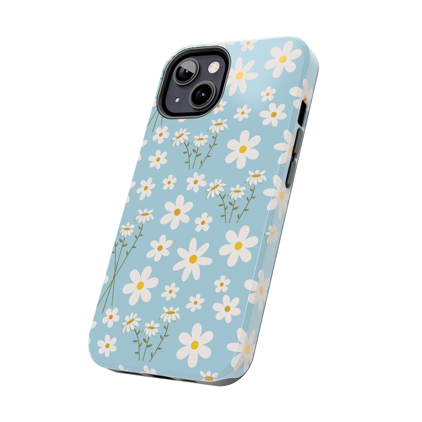 Sky Blue Daisy Tough Phone Case for iPhone and Samsung Galaxy