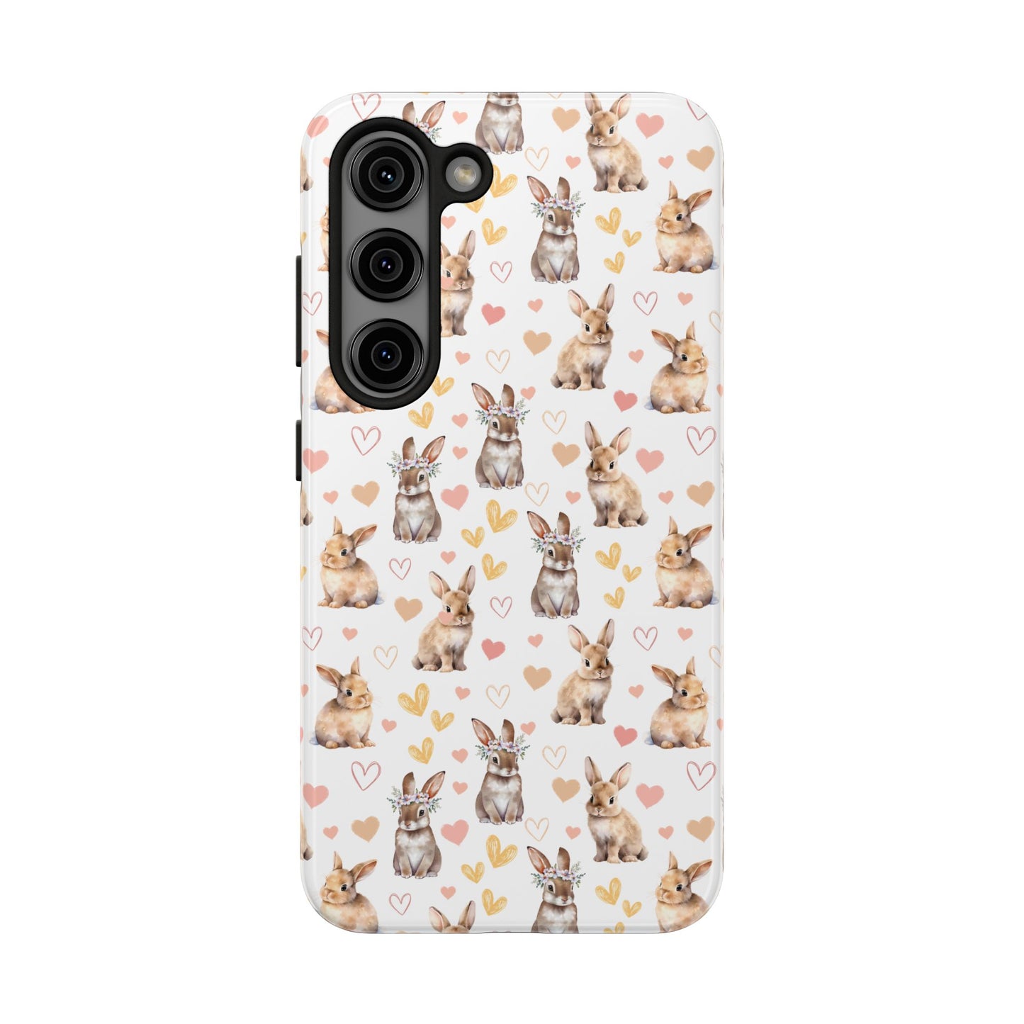 Bunny Love Tough Phone Case for iPhone and Samsung Galaxy