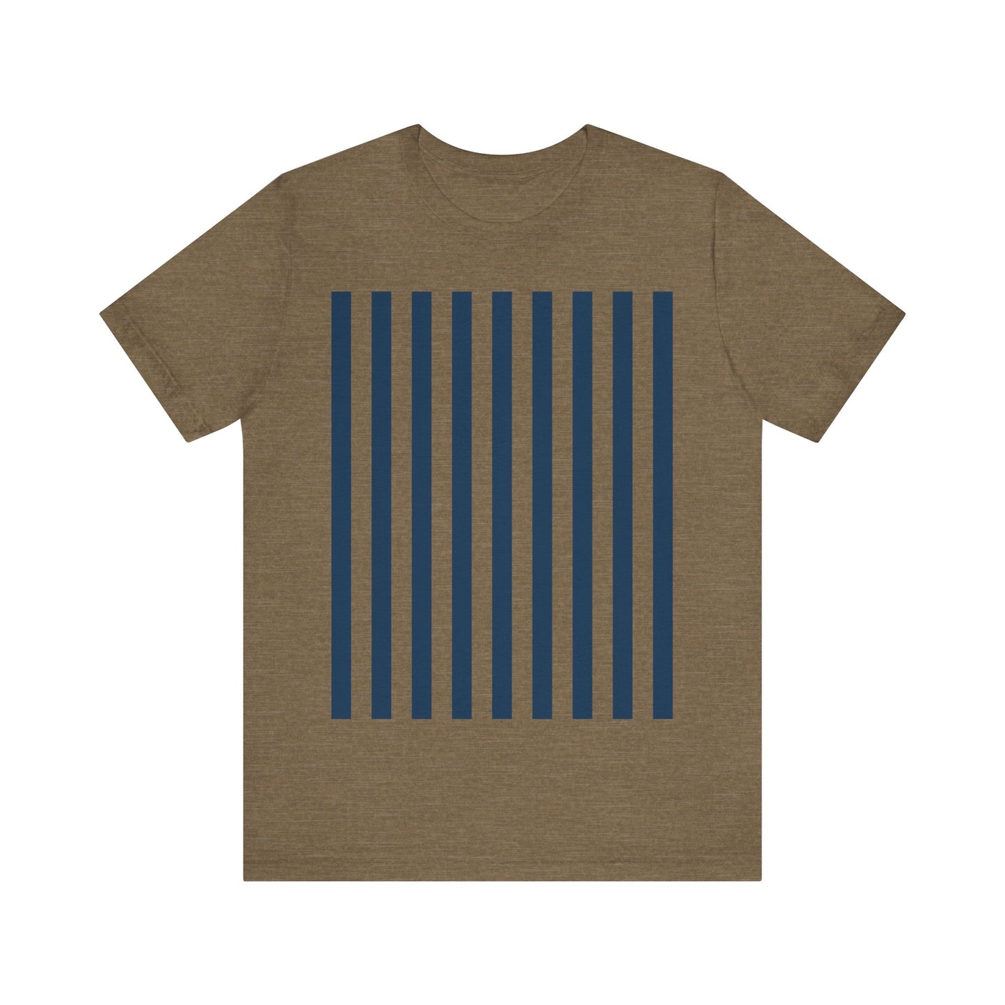 Navy Blue Stripes Shirt Royal Blue T-Shirts