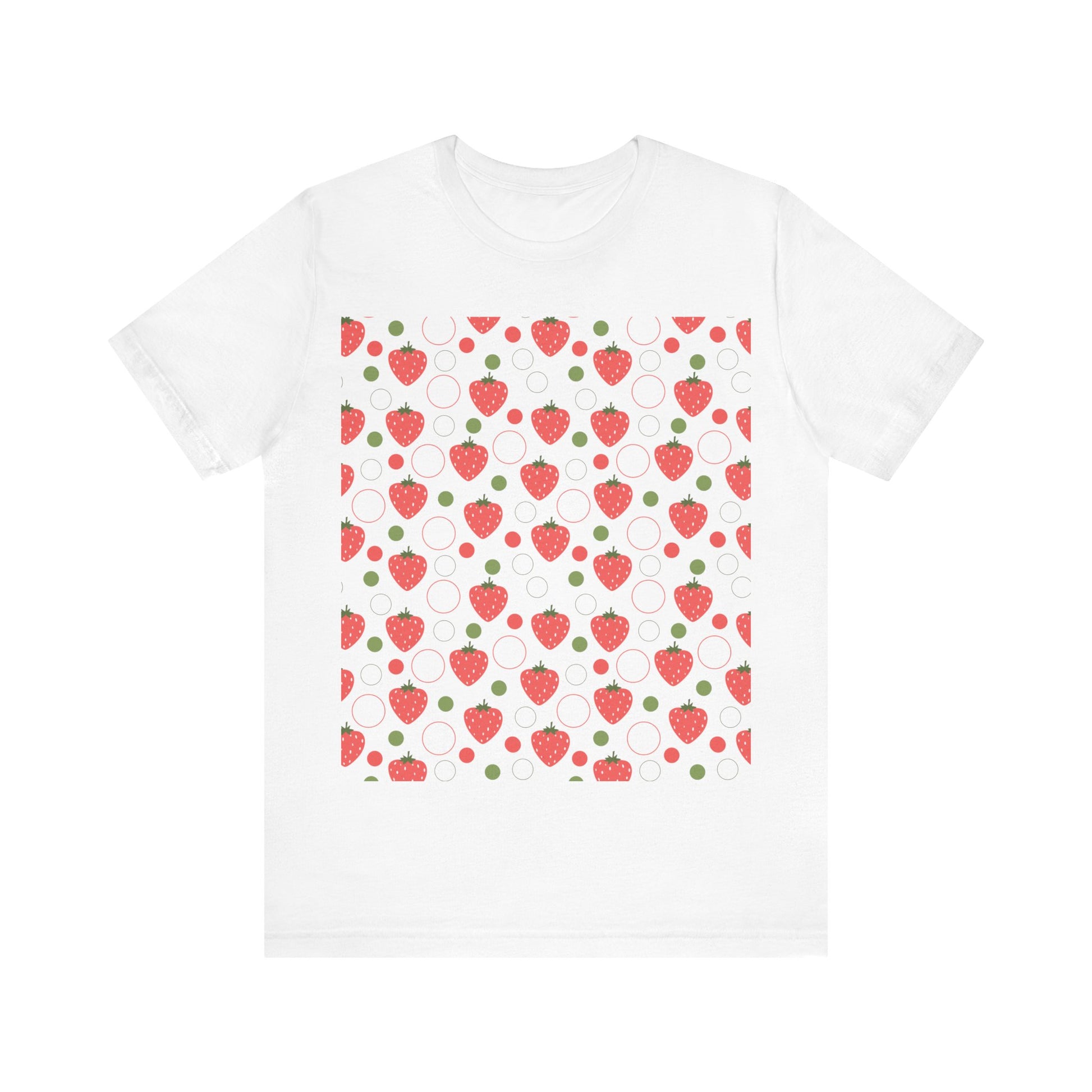 Red Strawberry Bubbles T - Shirt - T - Shirt - Kristine Celestine